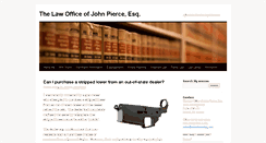 Desktop Screenshot of johnpierceesq.com